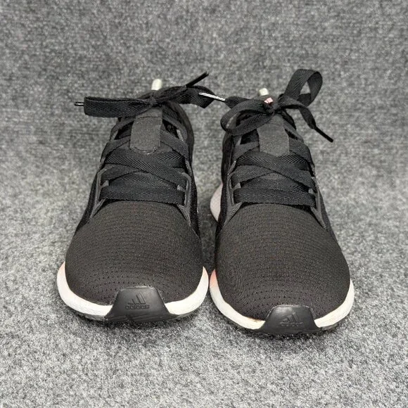 Adidas Edge Lux 4 Running Shoes Women Size 9.5 Glow PInk Black Athletic Training - Picture 2 of 11